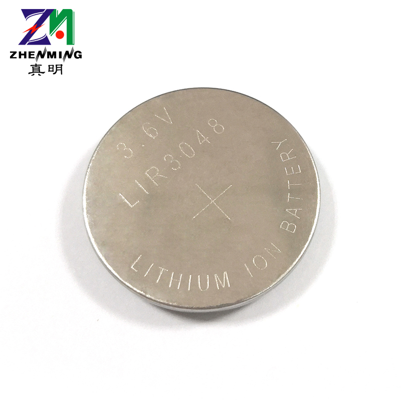 LIR3048锂离子充电纽扣电池 LIR3048锂离子充电纽扣电池