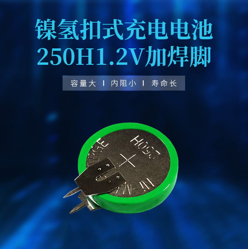 250H带脚镍氢电池海报